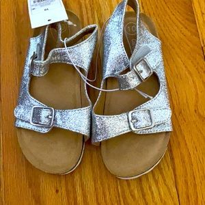 Cat and Jack Silver Sandals